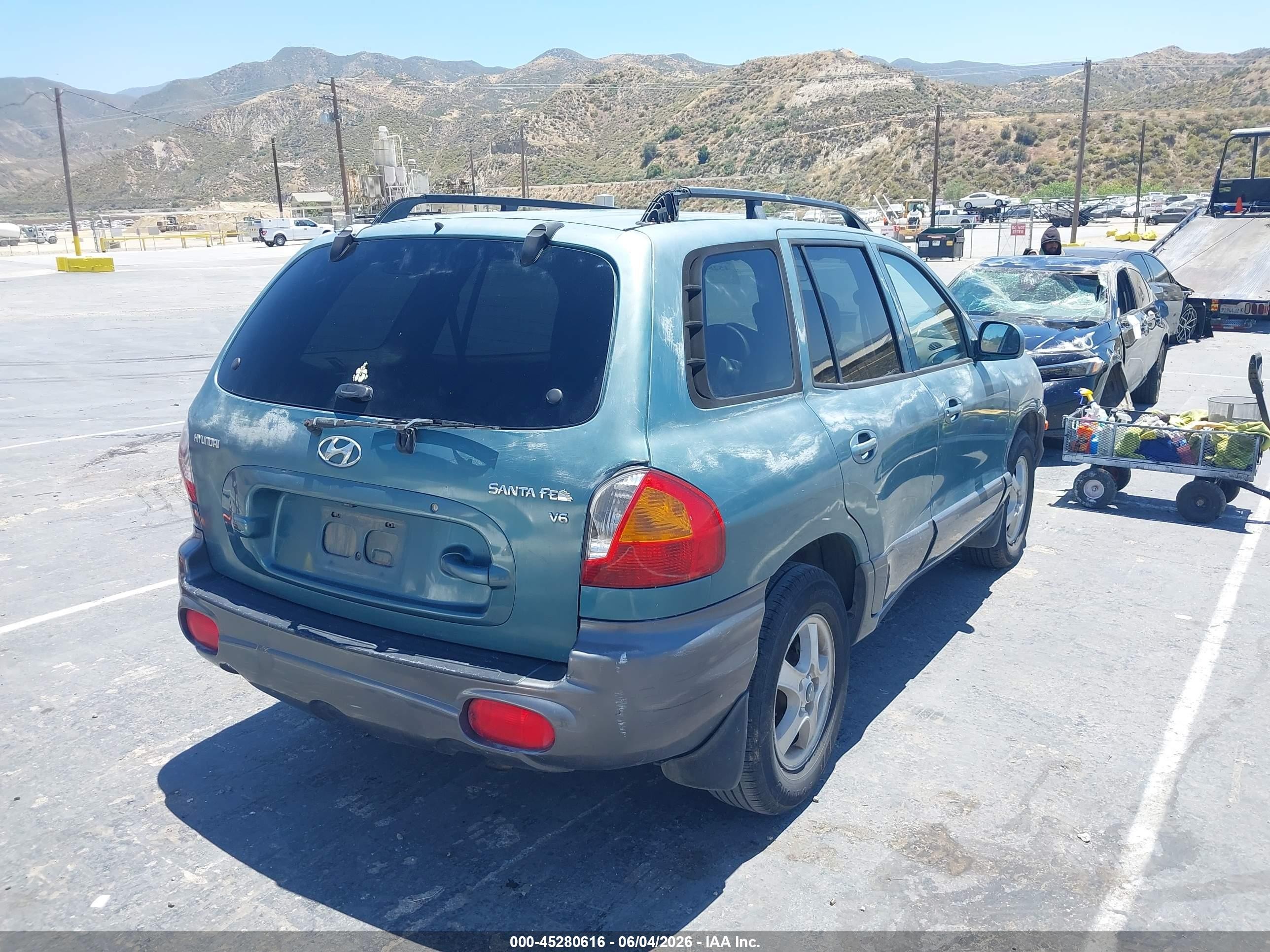 2002 Hyundai Santa Fe Gls/lx Синий vin: KM8SC13D32U224388