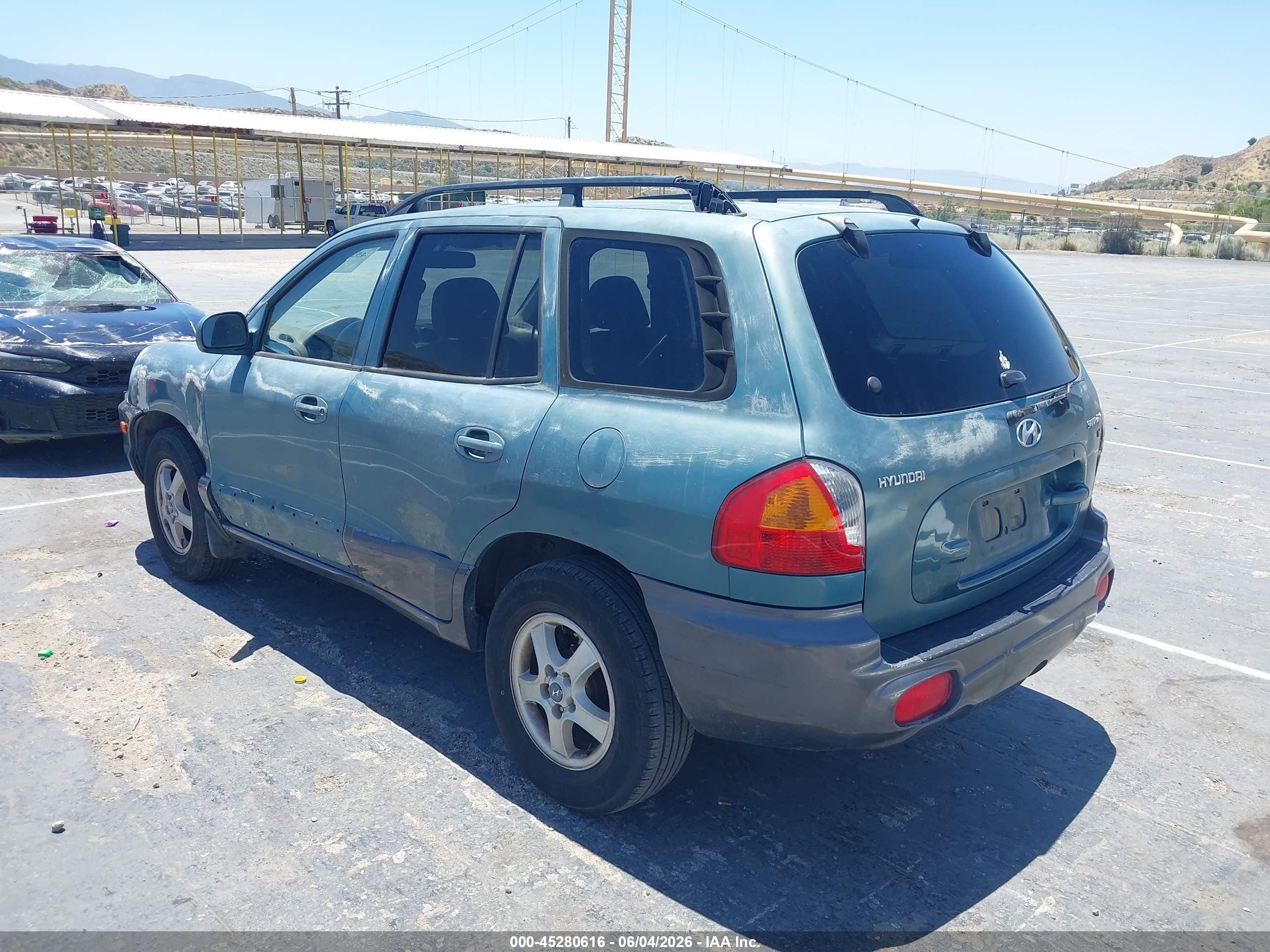 2002 Hyundai Santa Fe Gls/lx Синий vin: KM8SC13D32U224388
