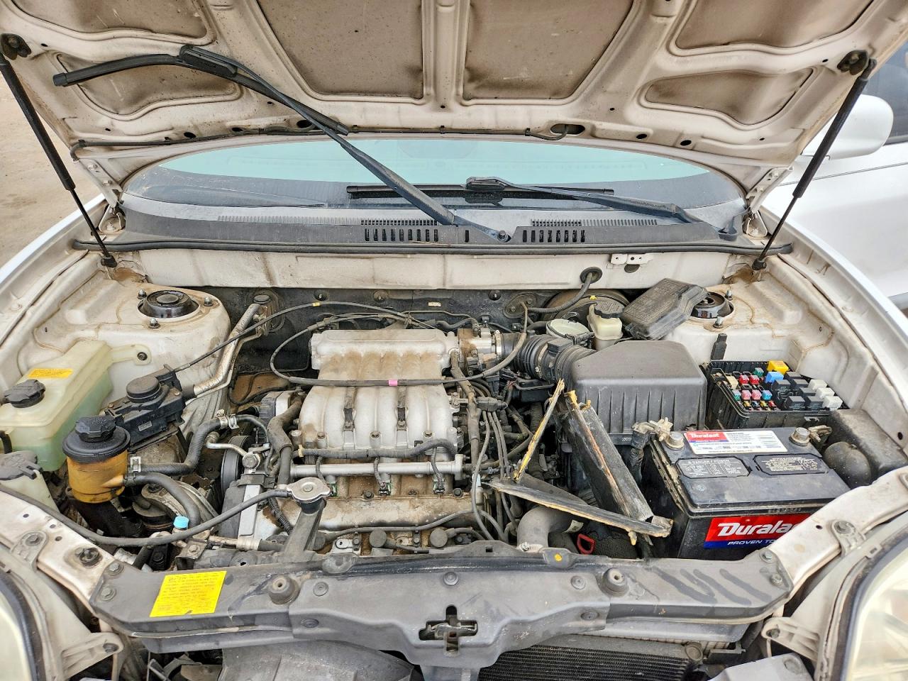 2003 Hyundai Santa Fe Gls White vin: KM8SC13D33U435558
