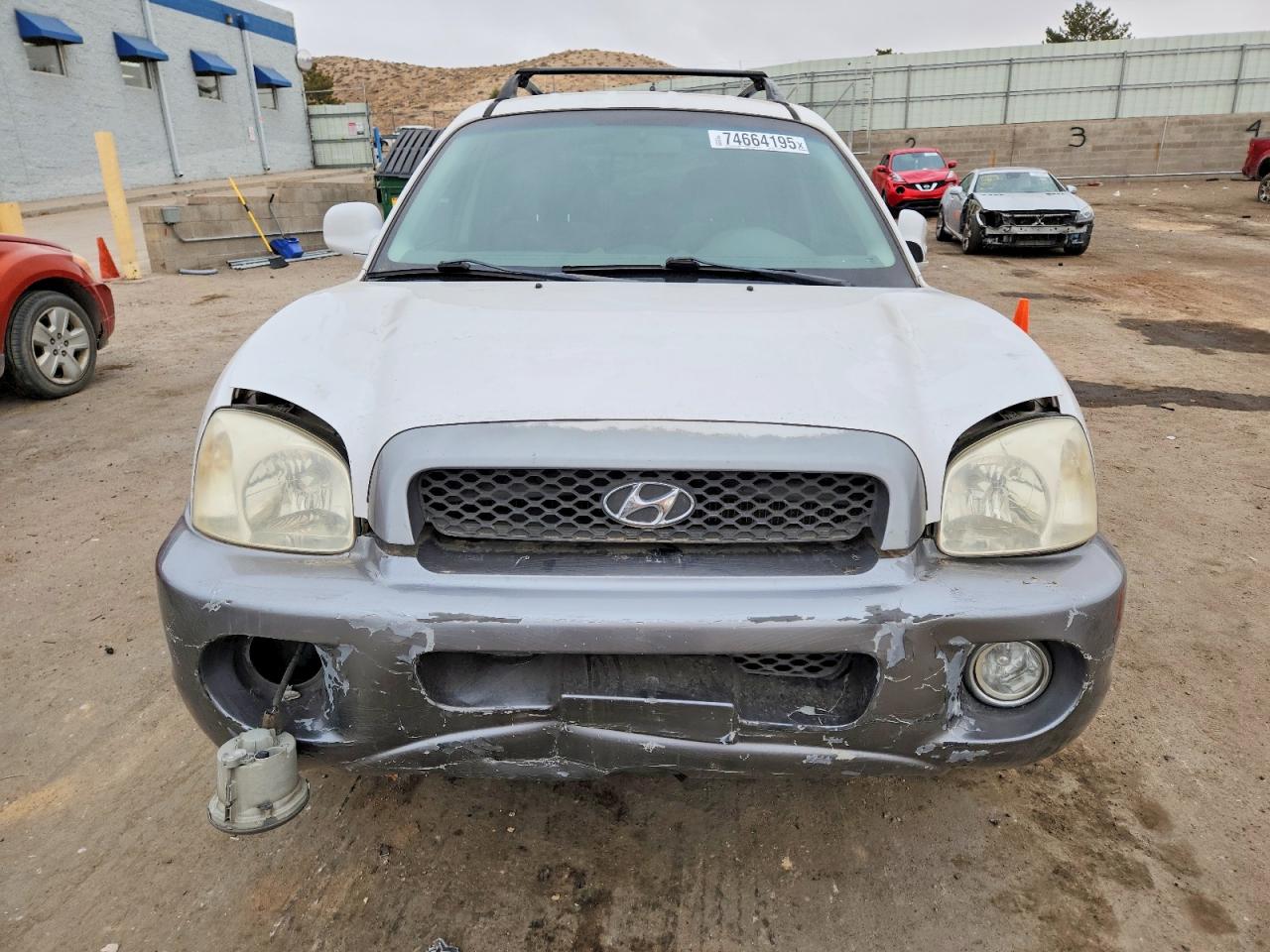 2003 Hyundai Santa Fe Gls White vin: KM8SC13D33U435558