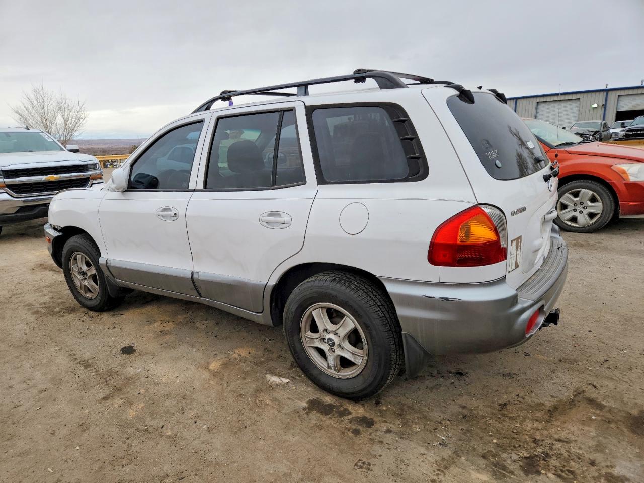 2003 Hyundai Santa Fe Gls White vin: KM8SC13D33U435558