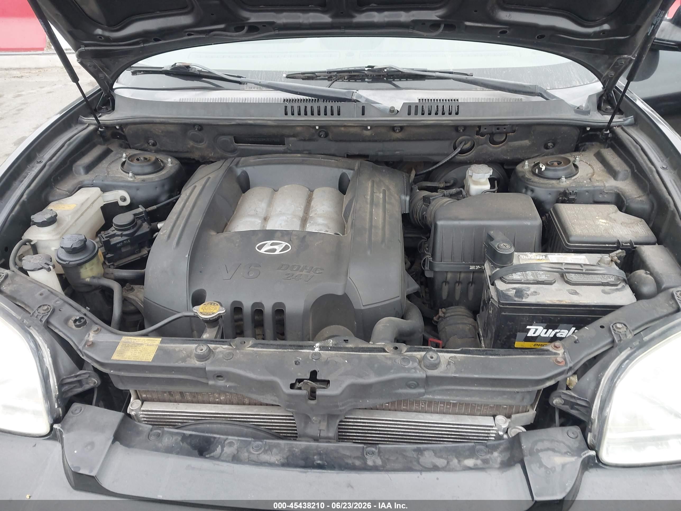 2004 Hyundai Santa Fe Gls Черный vin: KM8SC13D34U637589