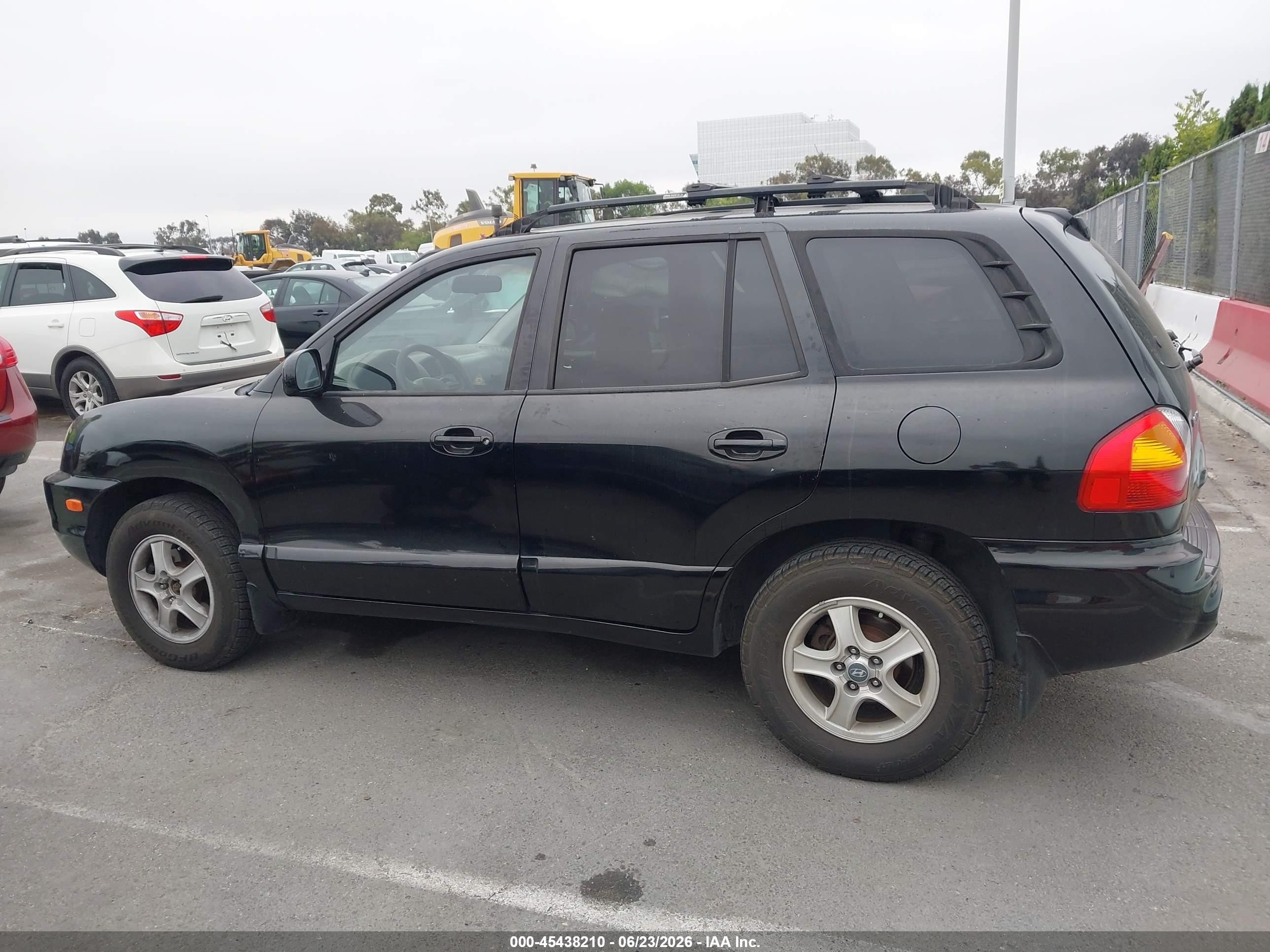 2004 Hyundai Santa Fe Gls Черный vin: KM8SC13D34U637589