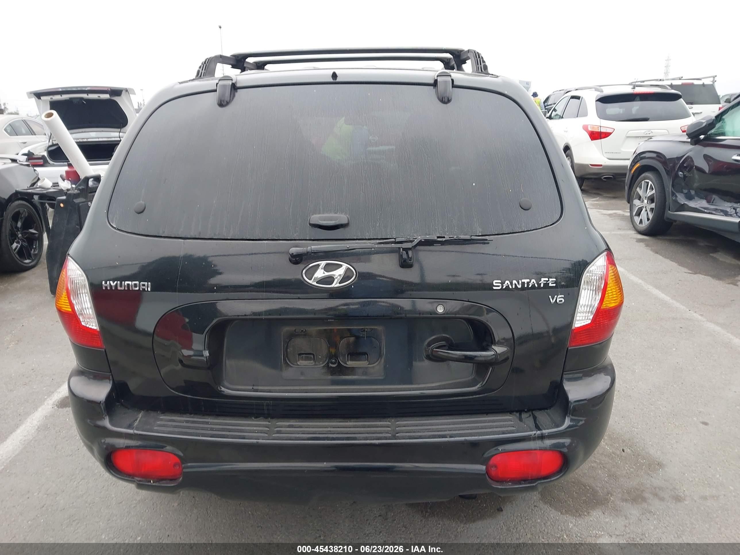 2004 Hyundai Santa Fe Gls Черный vin: KM8SC13D34U637589