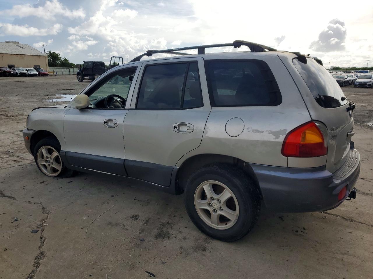 2004 Hyundai Santa Fe Gls Gray vin: KM8SC13D34U658992