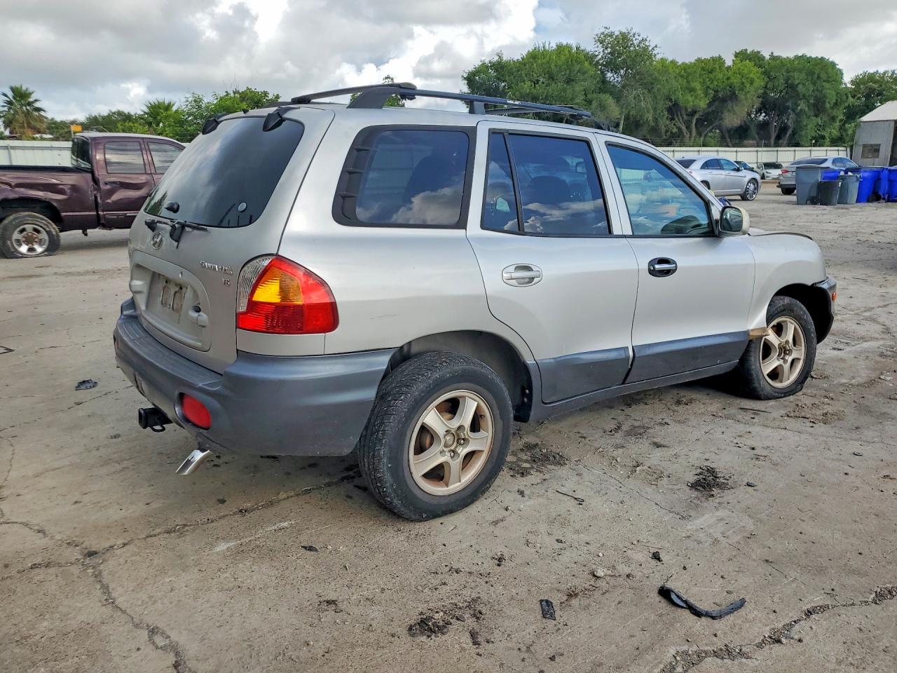 2004 Hyundai Santa Fe Gls Gray vin: KM8SC13D34U658992