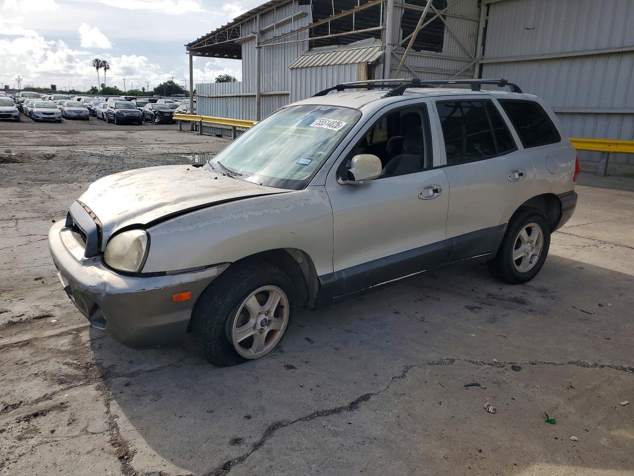 2004 Hyundai Santa Fe Gls Gray vin: KM8SC13D34U658992