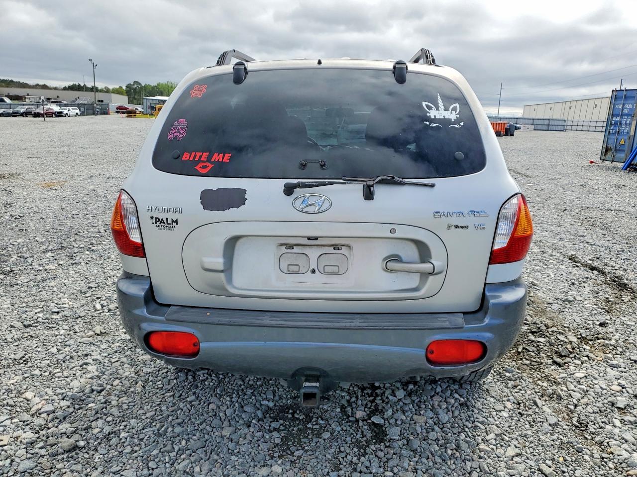 2004 Hyundai Santa Fe Gls Silver vin: KM8SC13D34U689627