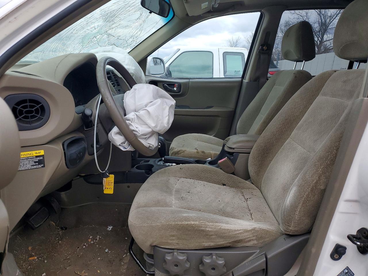 2004 Hyundai Santa Fe Gls White vin: KM8SC13D34U841597
