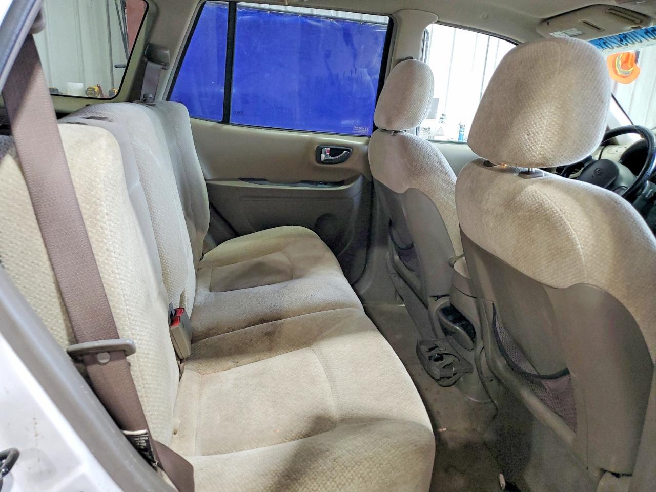 2005 Hyundai Santa Fe Gls White vin: KM8SC13D35U915828