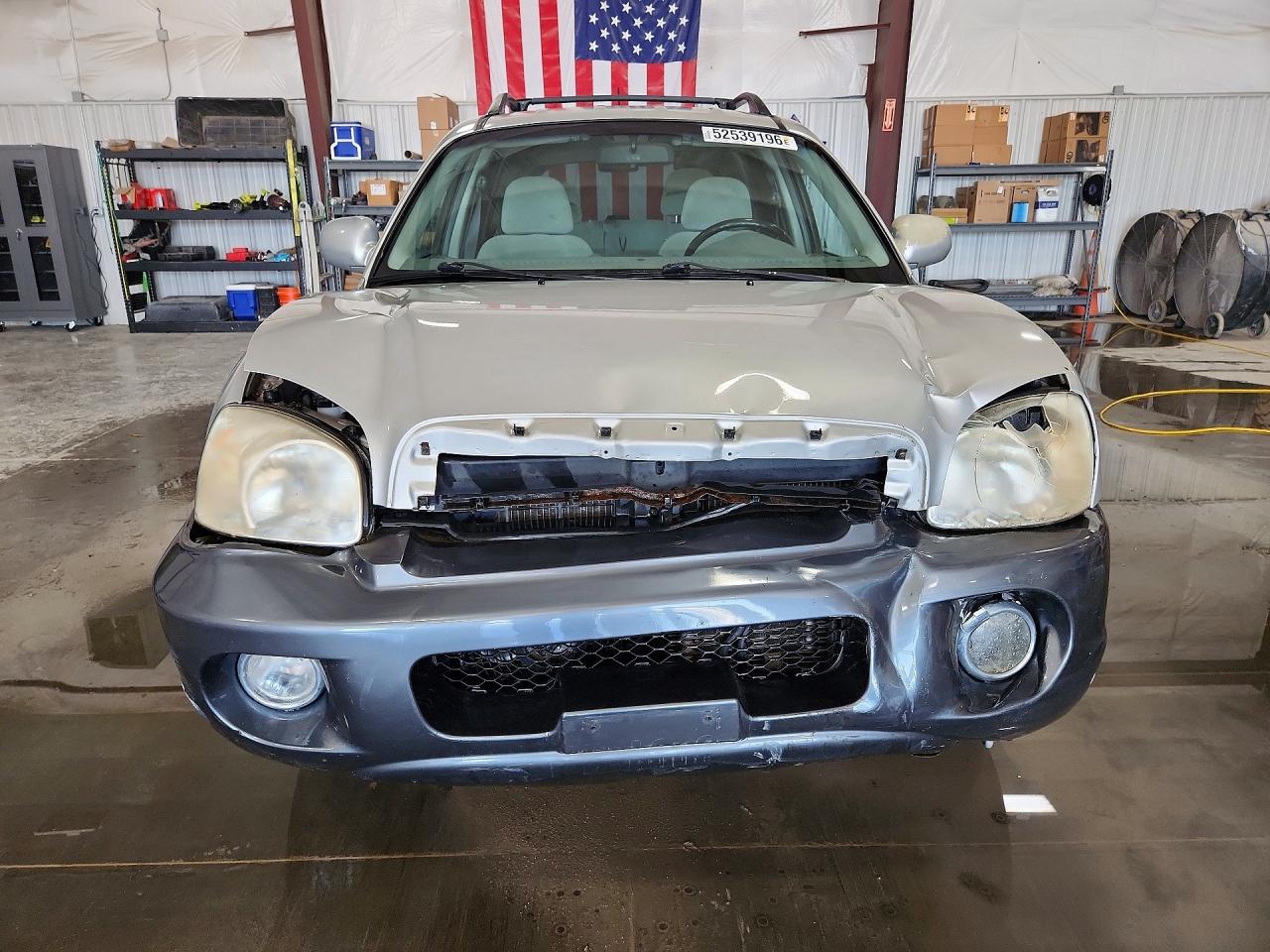 2006 Hyundai Santa Fe Gls Silver vin: KM8SC13D36U088785