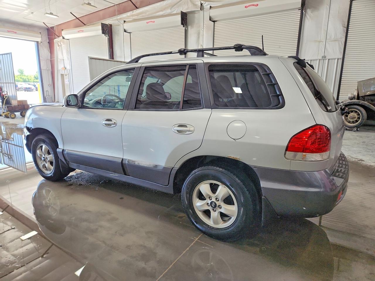 2006 Hyundai Santa Fe Gls Silver vin: KM8SC13D36U088785