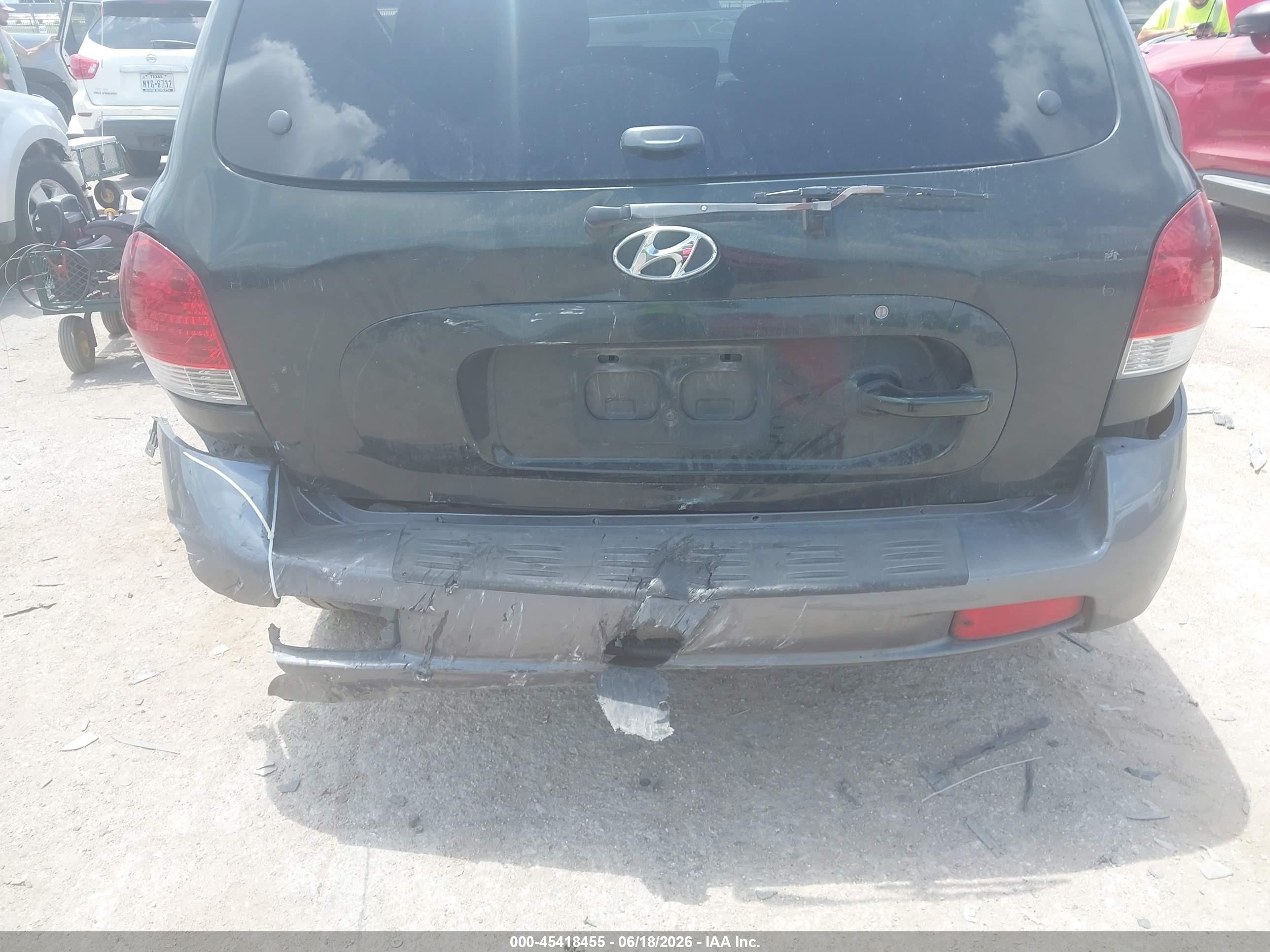 2006 Hyundai Santa Fe Gls Green vin: KM8SC13D36U111479