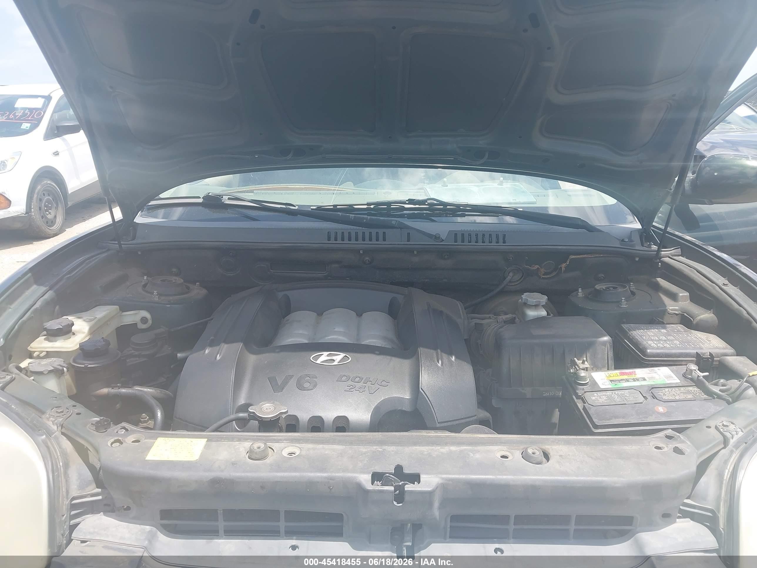 2006 Hyundai Santa Fe Gls Green vin: KM8SC13D36U111479