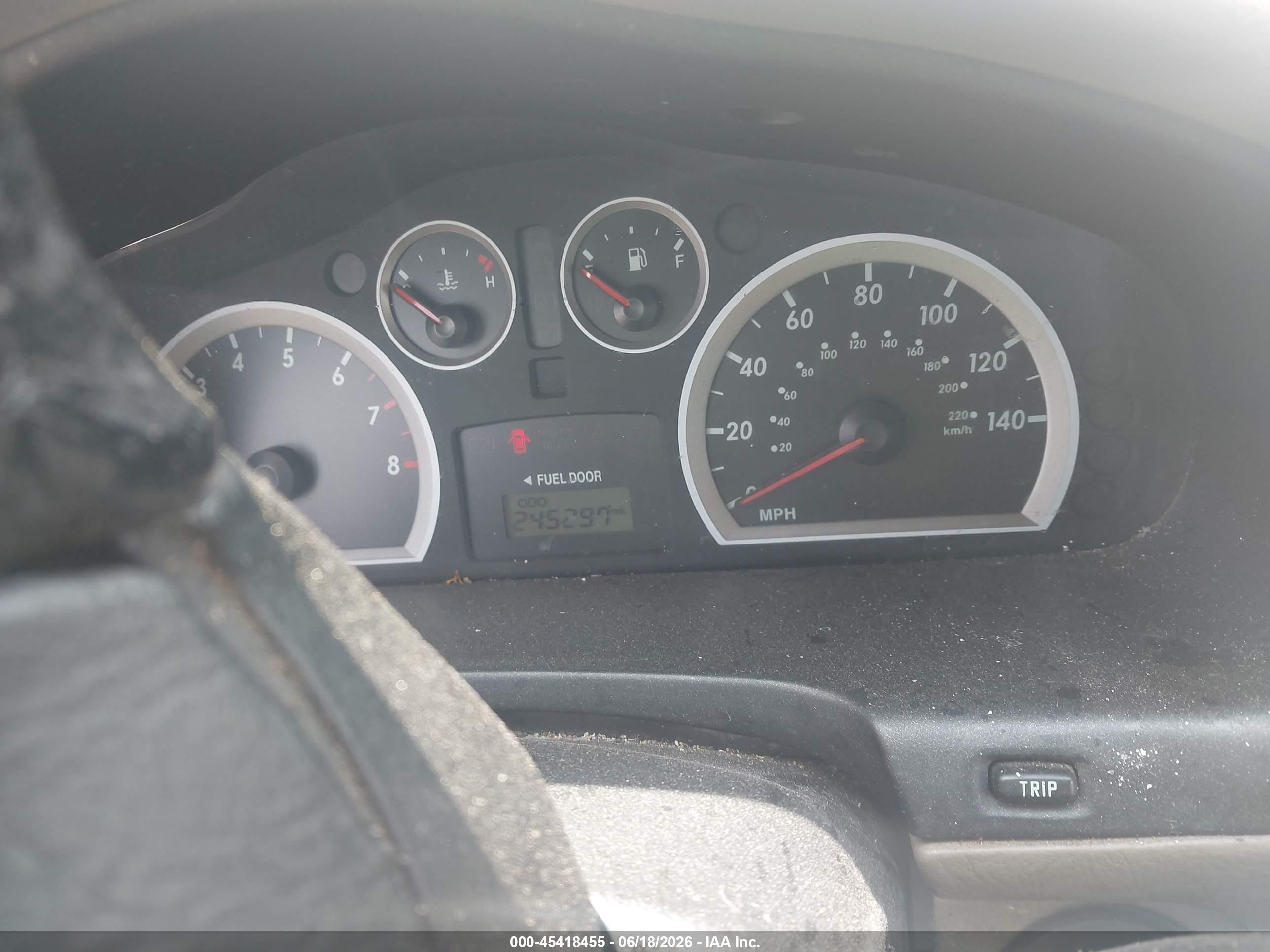 2006 Hyundai Santa Fe Gls Green vin: KM8SC13D36U111479