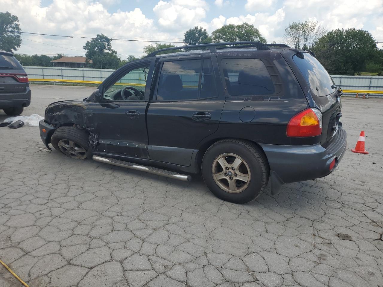 2002 Hyundai Santa Fe Gls   Black vin: KM8SC13D42U331739
