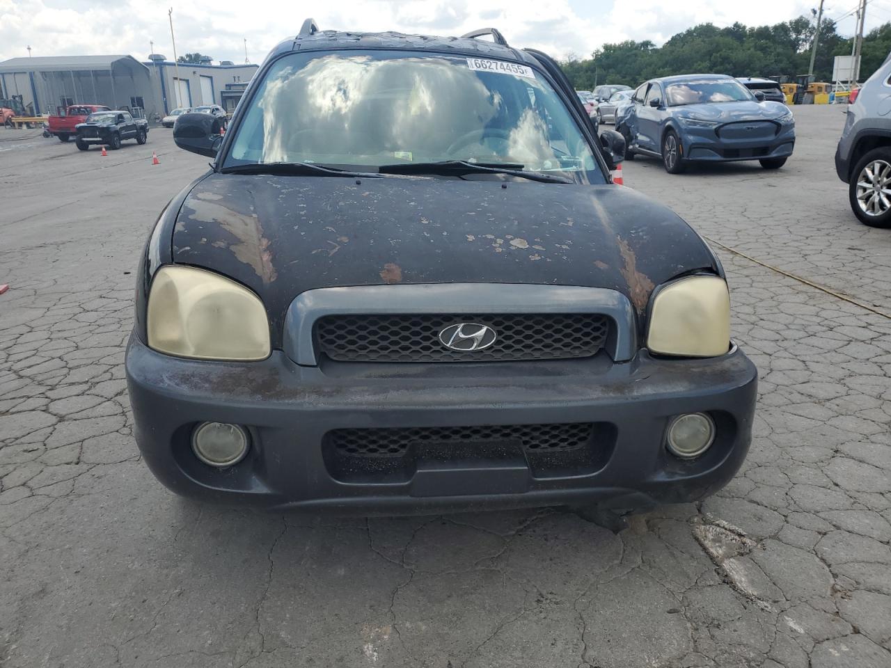 2002 Hyundai Santa Fe Gls   Black vin: KM8SC13D42U331739