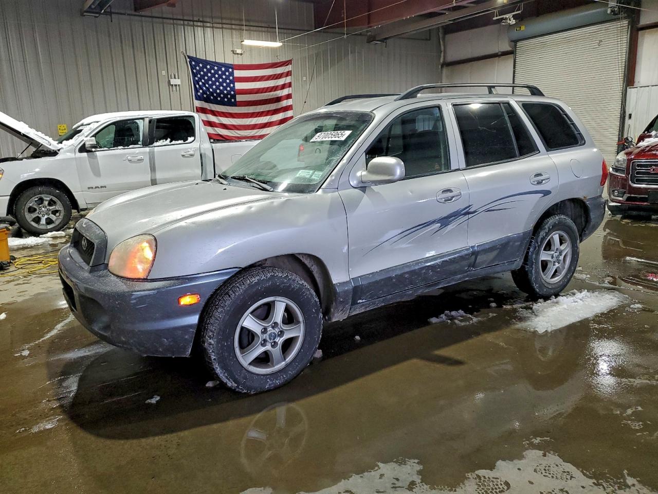 2003 Hyundai Santa Fe Gls Gray vin: KM8SC13D43U400012