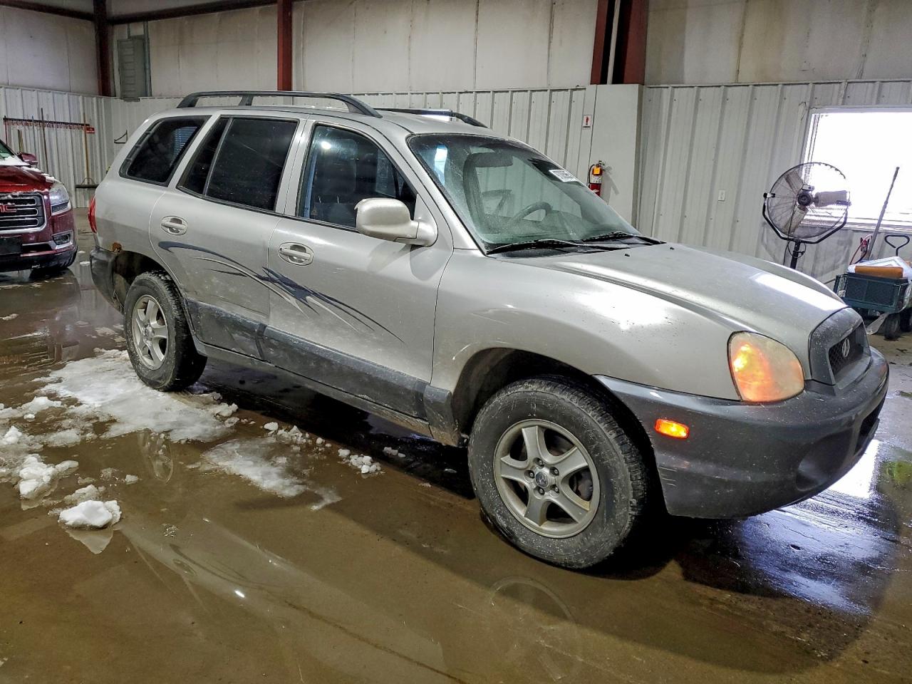 2003 Hyundai Santa Fe Gls Gray vin: KM8SC13D43U400012
