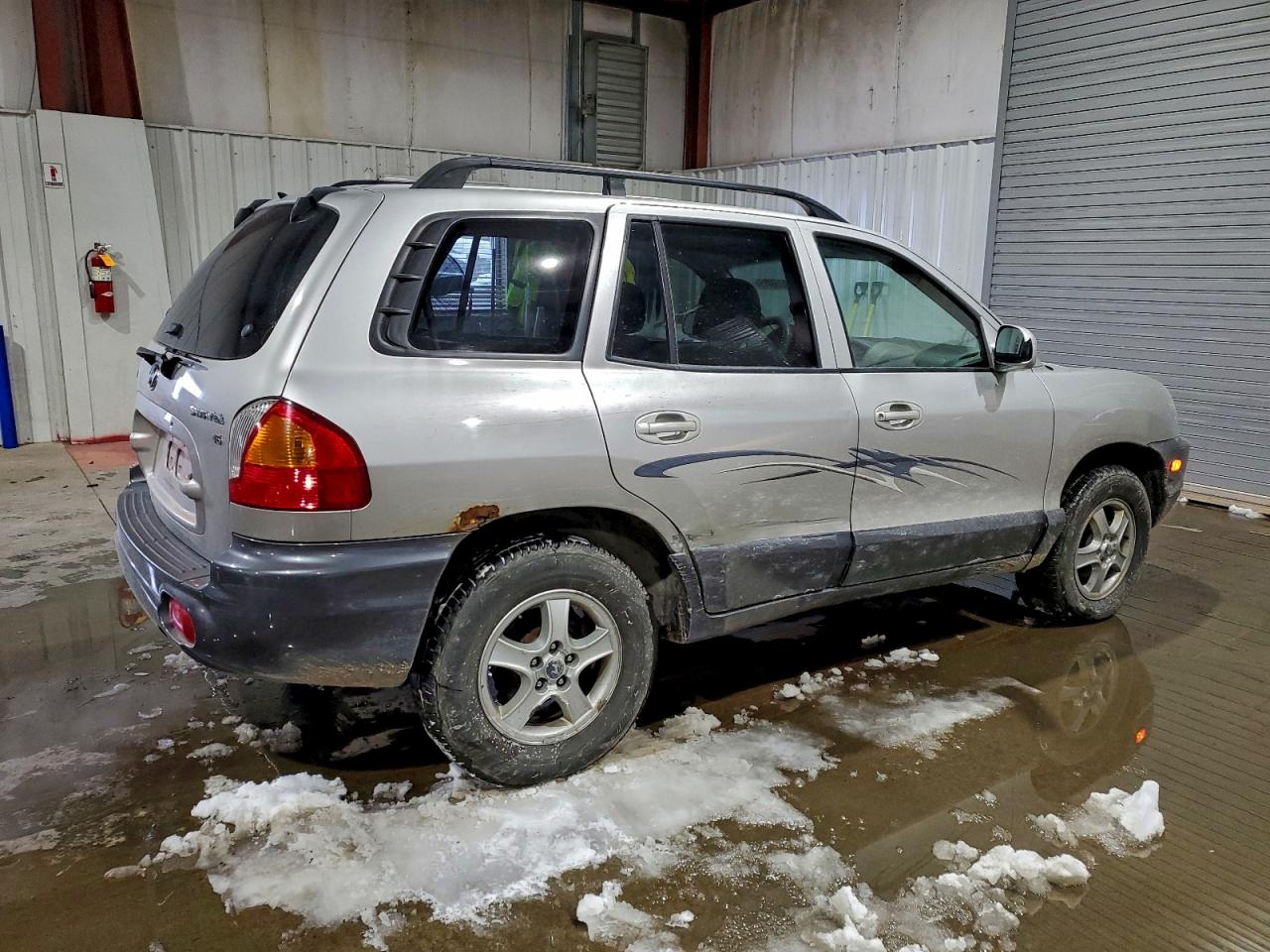 2003 Hyundai Santa Fe Gls Gray vin: KM8SC13D43U400012