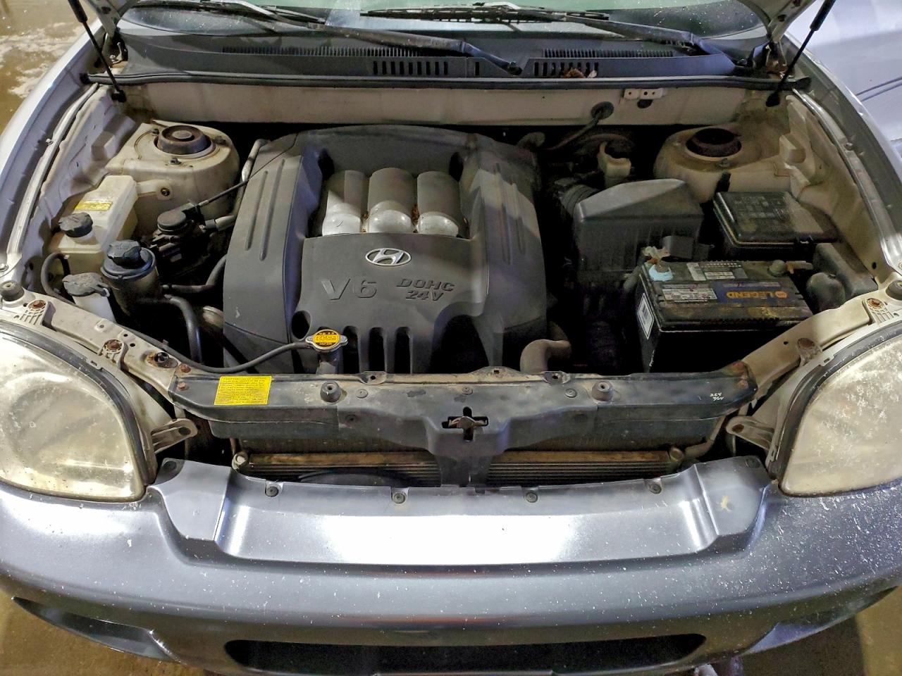 2003 Hyundai Santa Fe Gls Gray vin: KM8SC13D43U400012