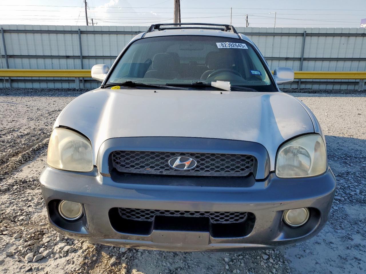 2003 Hyundai Santa Fe Silver vin: KM8SC13D43U428862