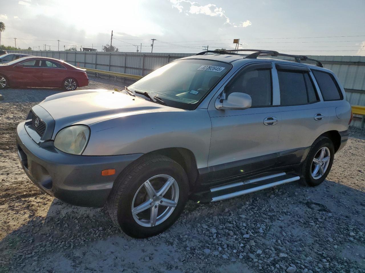 2003 Hyundai Santa Fe Silver vin: KM8SC13D43U428862