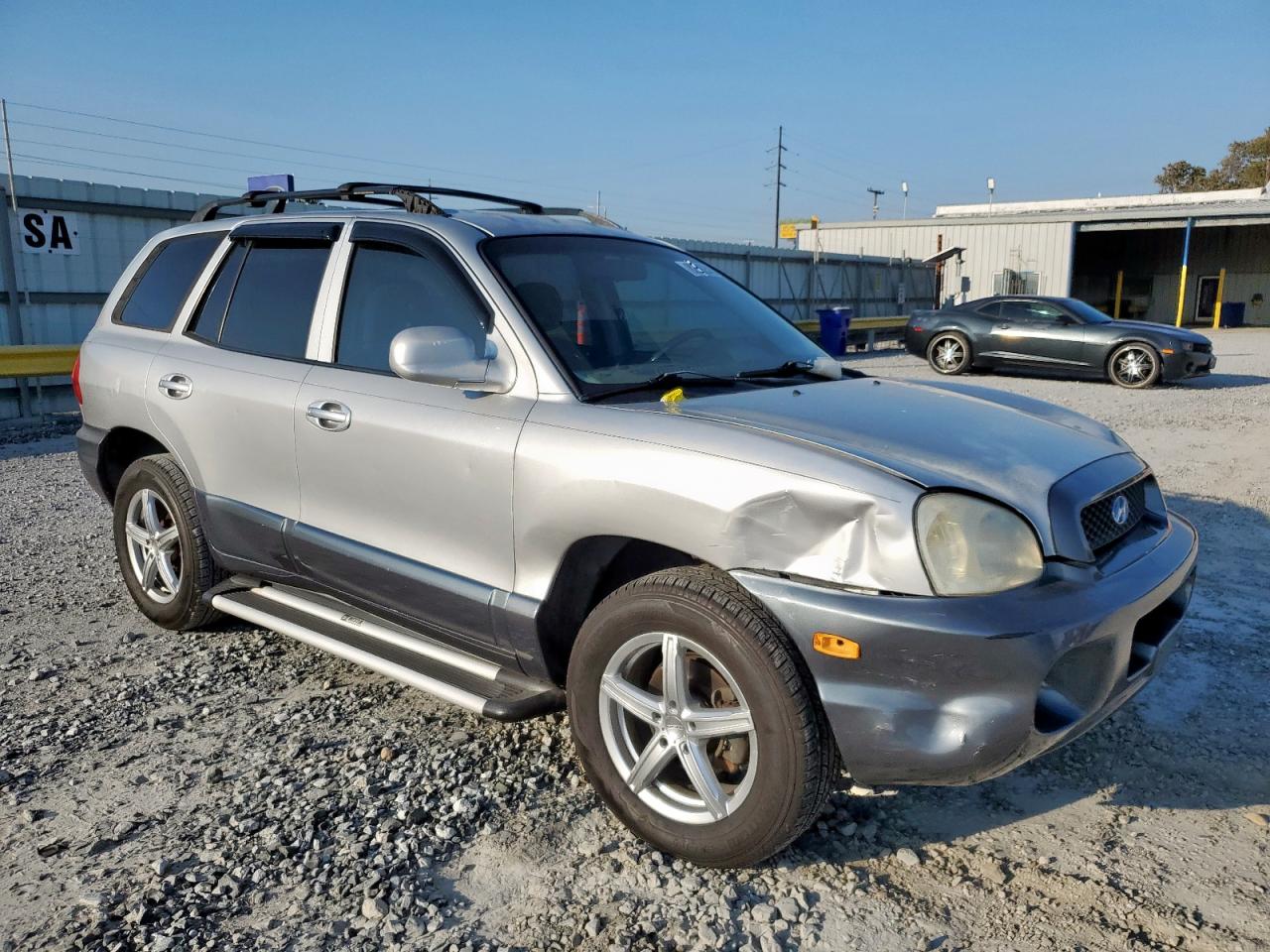 2003 Hyundai Santa Fe Silver vin: KM8SC13D43U428862