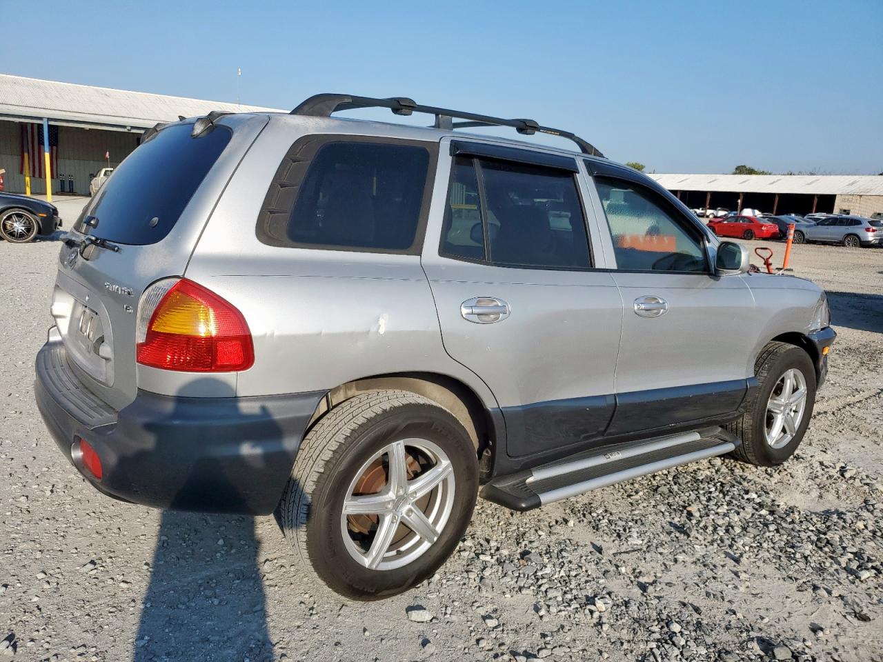 2003 Hyundai Santa Fe Silver vin: KM8SC13D43U428862
