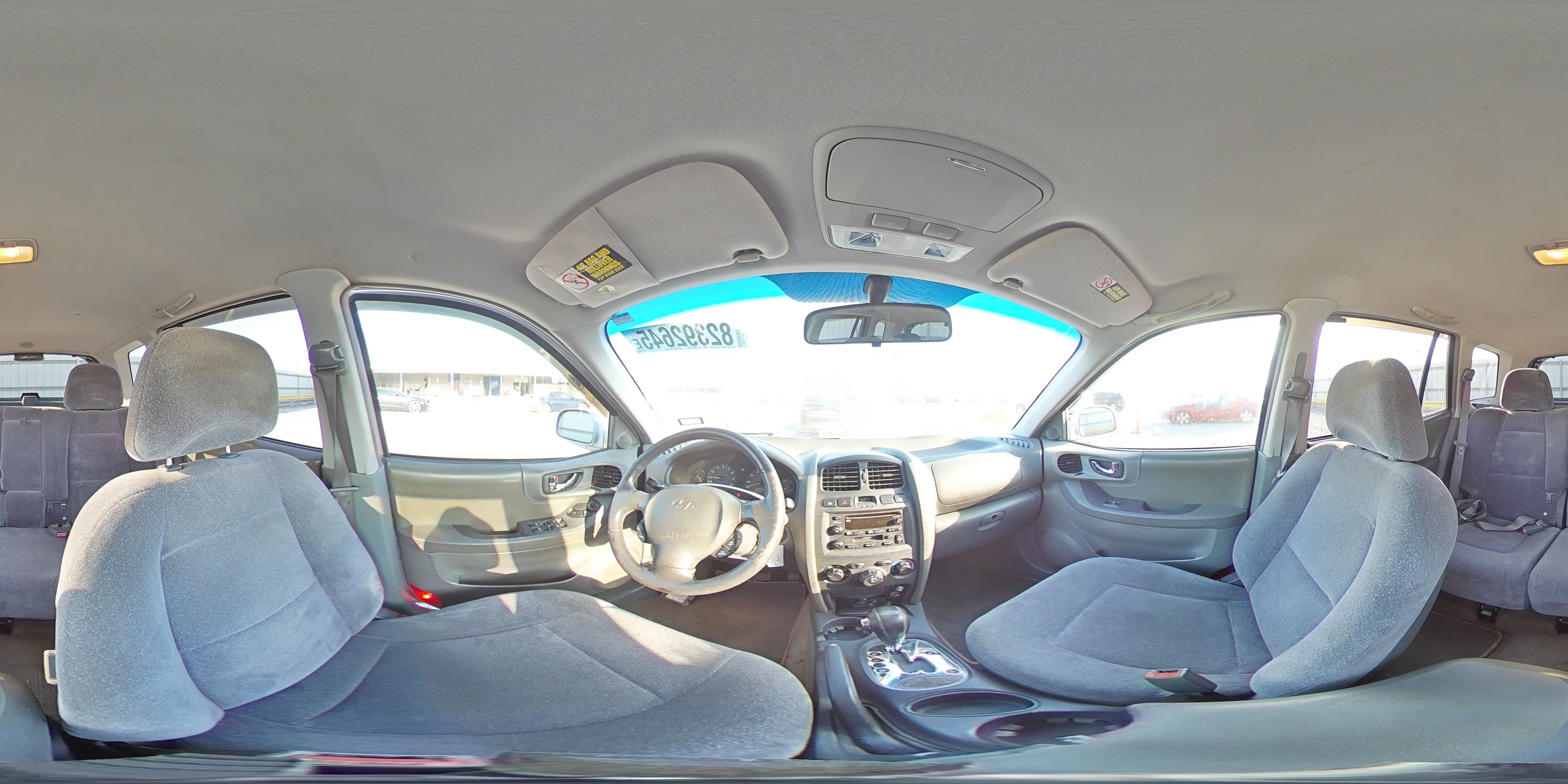 2003 Hyundai Santa Fe Silver vin: KM8SC13D43U428862