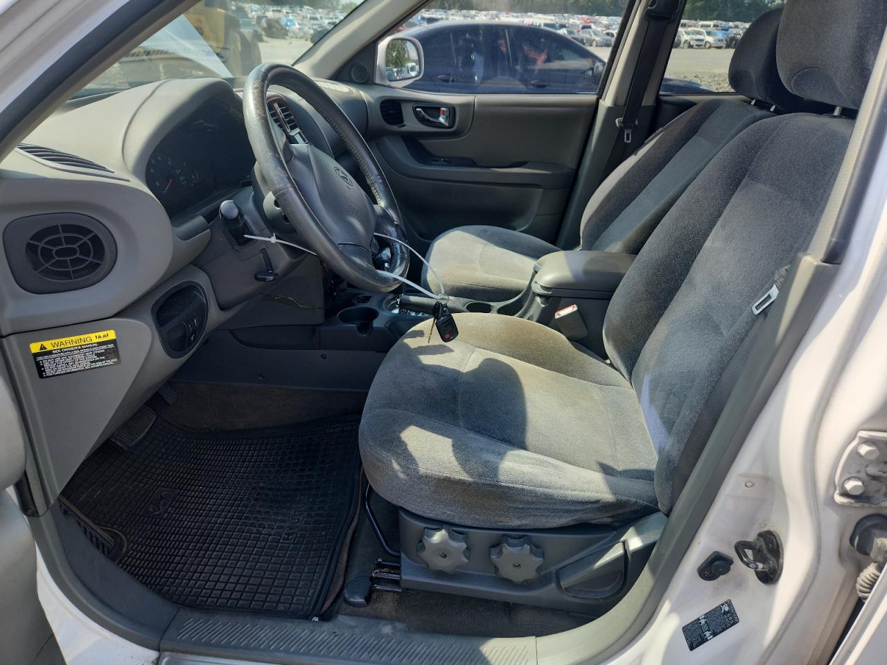 2003 Hyundai Santa Fe Gls White vin: KM8SC13D43U439148