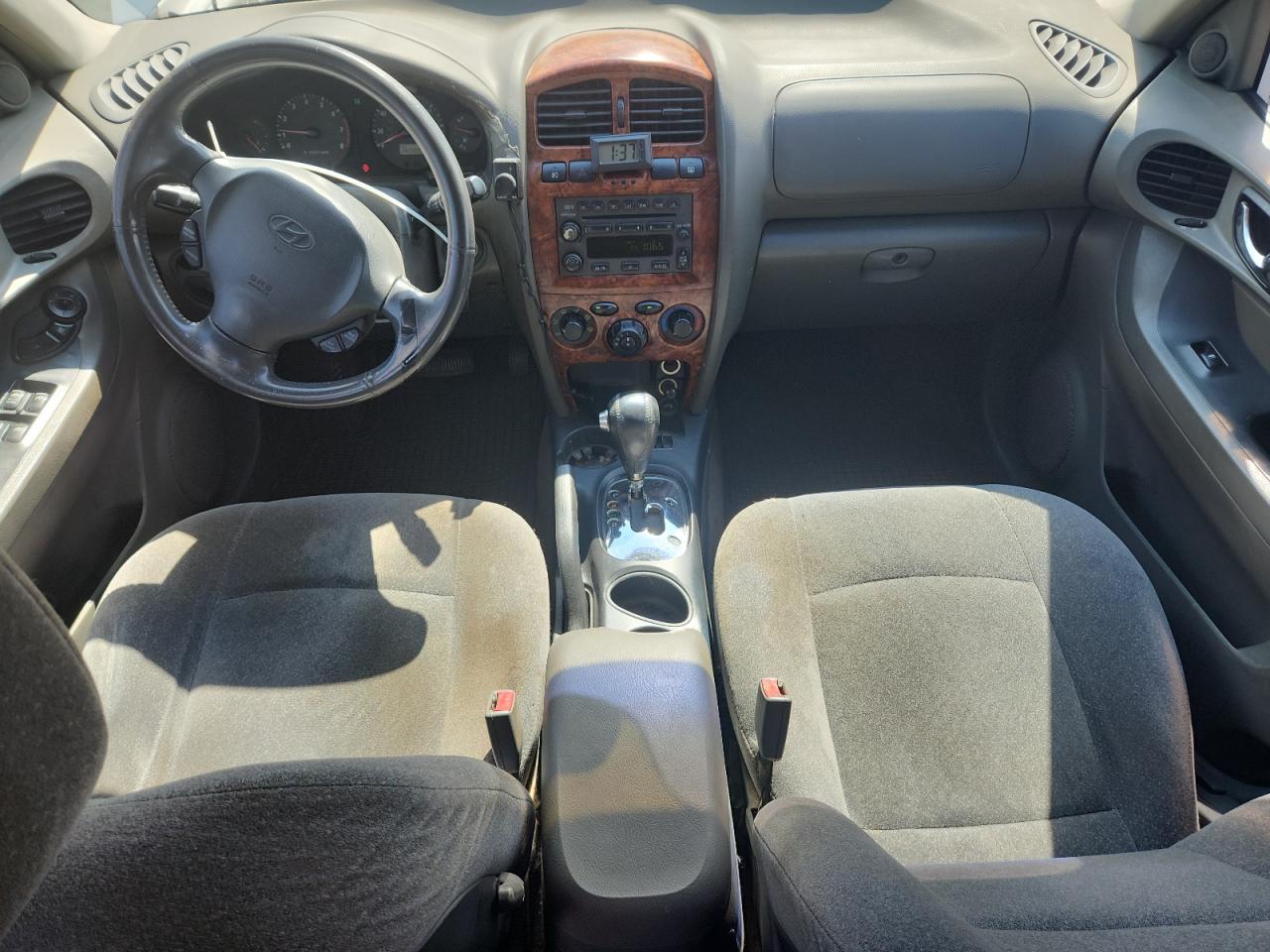 2003 Hyundai Santa Fe Gls White vin: KM8SC13D43U439148