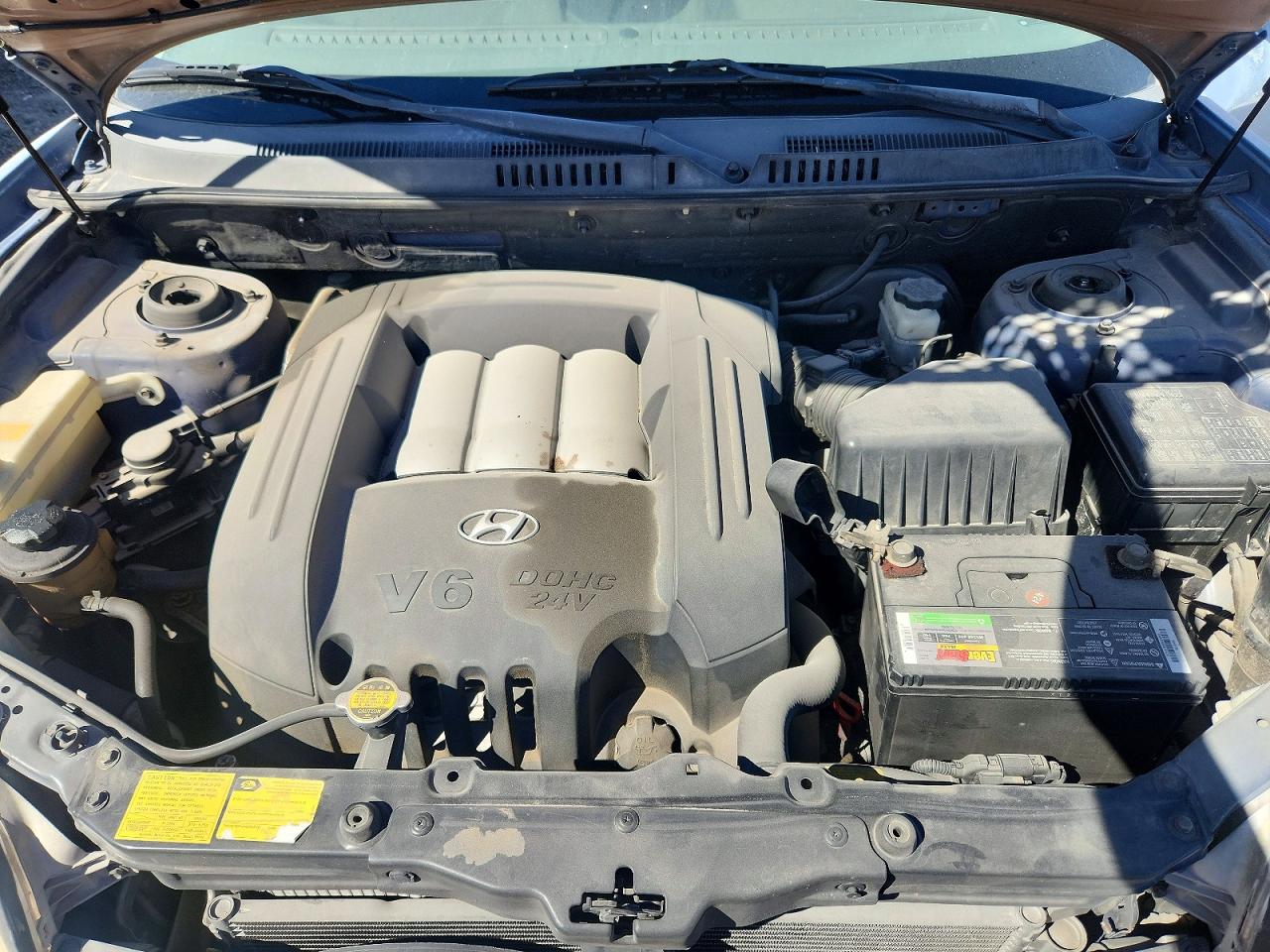 2003 Hyundai Santa Fe G Silver vin: KM8SC13D43U475969