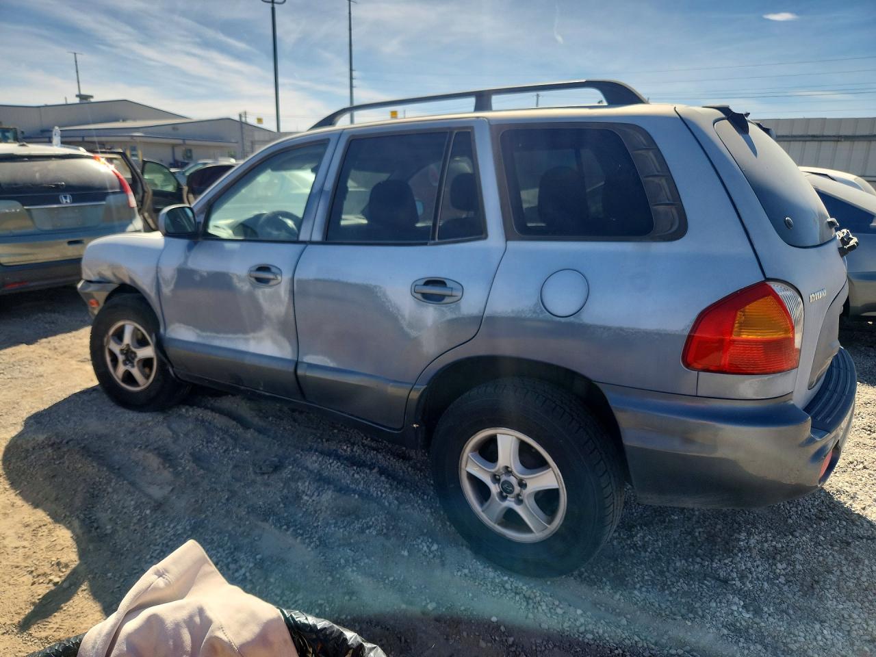 2003 Hyundai Santa Fe G Silver vin: KM8SC13D43U475969