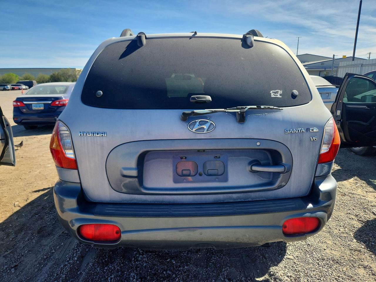 2003 Hyundai Santa Fe G Silver vin: KM8SC13D43U475969