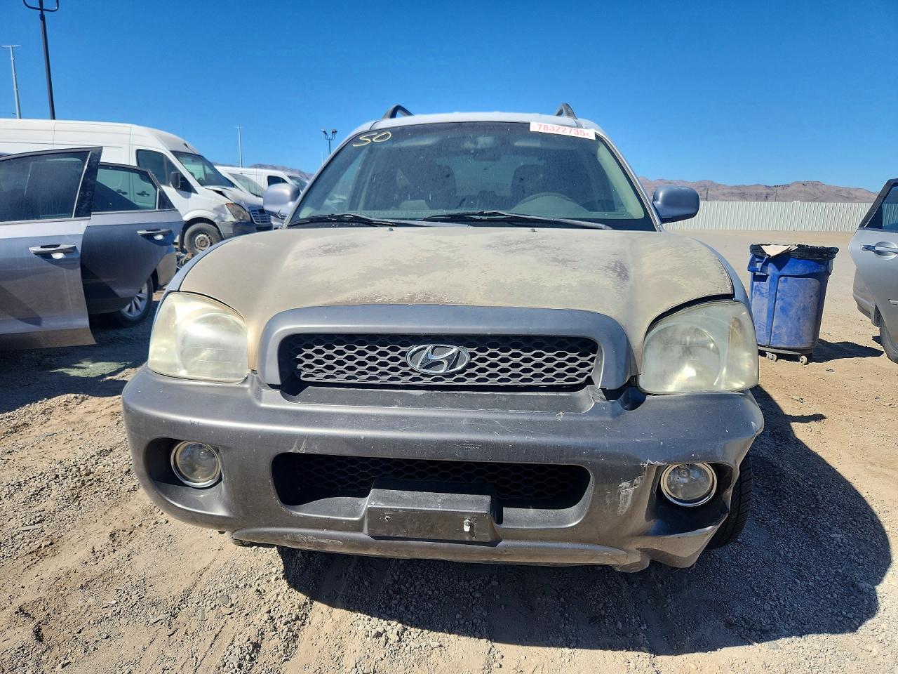 2003 Hyundai Santa Fe G Silver vin: KM8SC13D43U475969