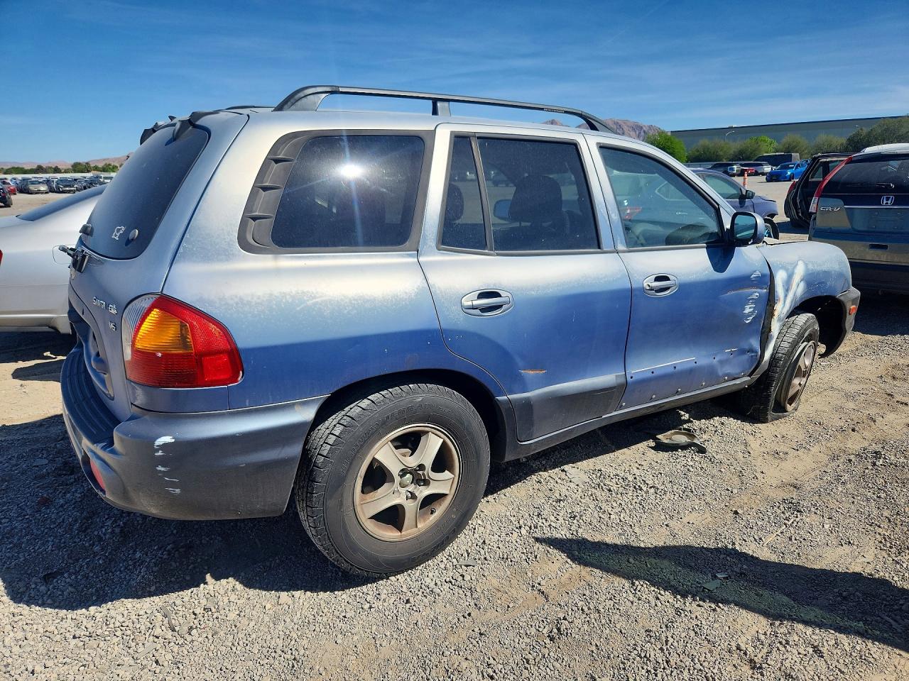 2003 Hyundai Santa Fe G Silver vin: KM8SC13D43U475969