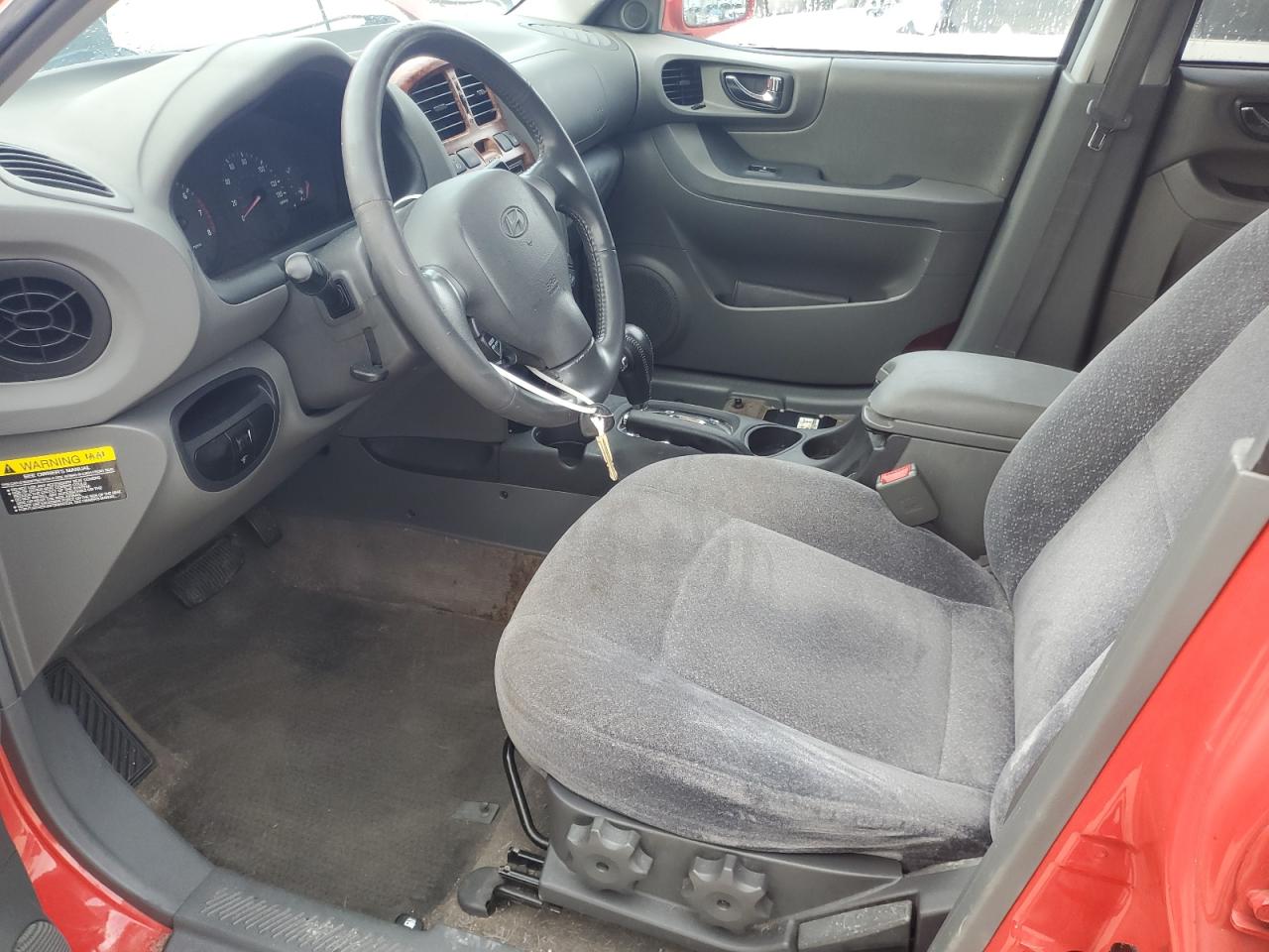 2003 Hyundai Santa Fe Gls Red vin: KM8SC13D43U555658