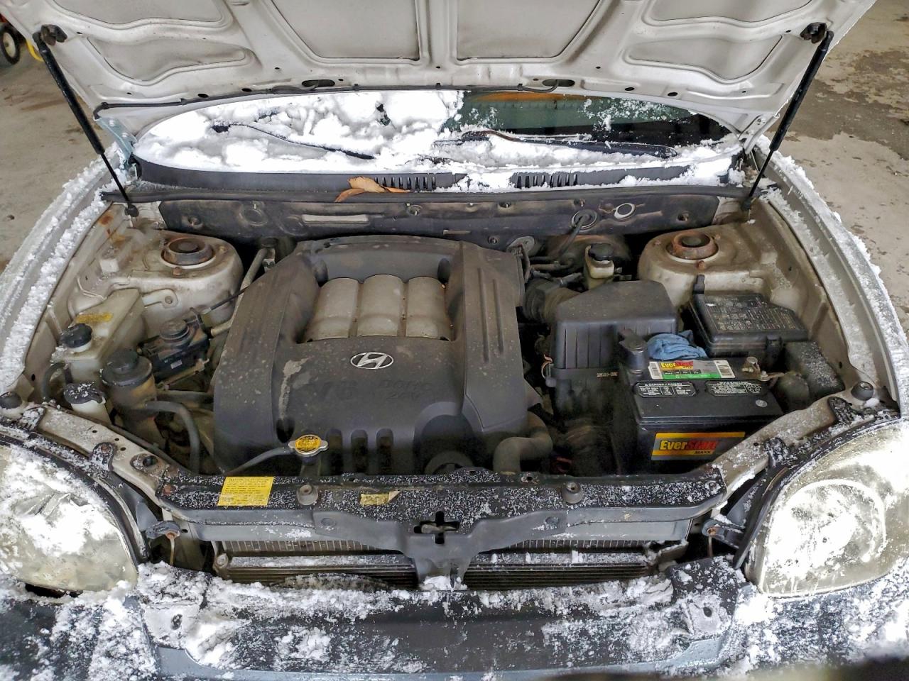 2004 Hyundai Santa Fe Gls Серебряный vin: KM8SC13D44U853676