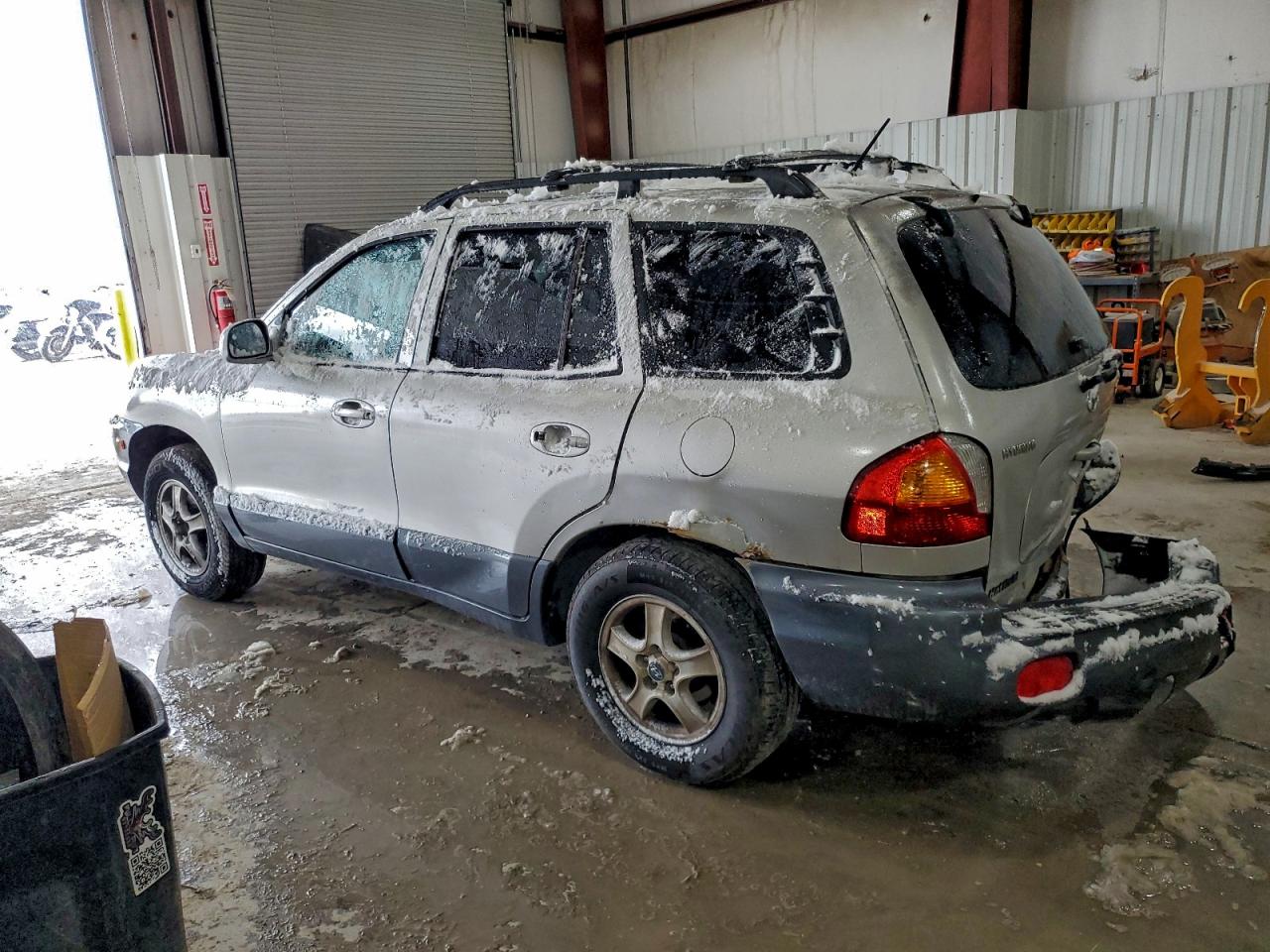 2004 Hyundai Santa Fe Gls Серебряный vin: KM8SC13D44U853676