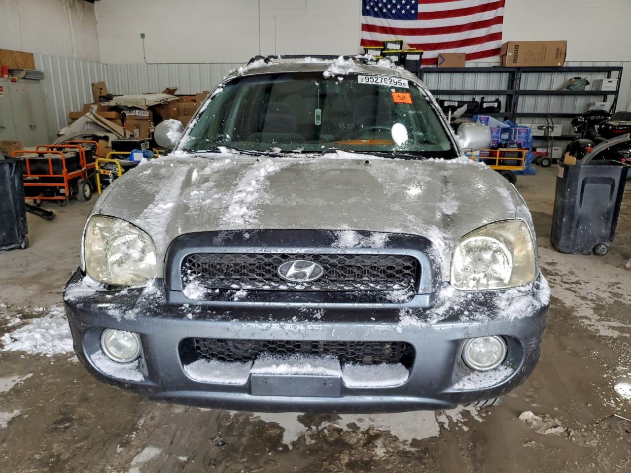 2004 Hyundai Santa Fe Gls Серебряный vin: KM8SC13D44U853676