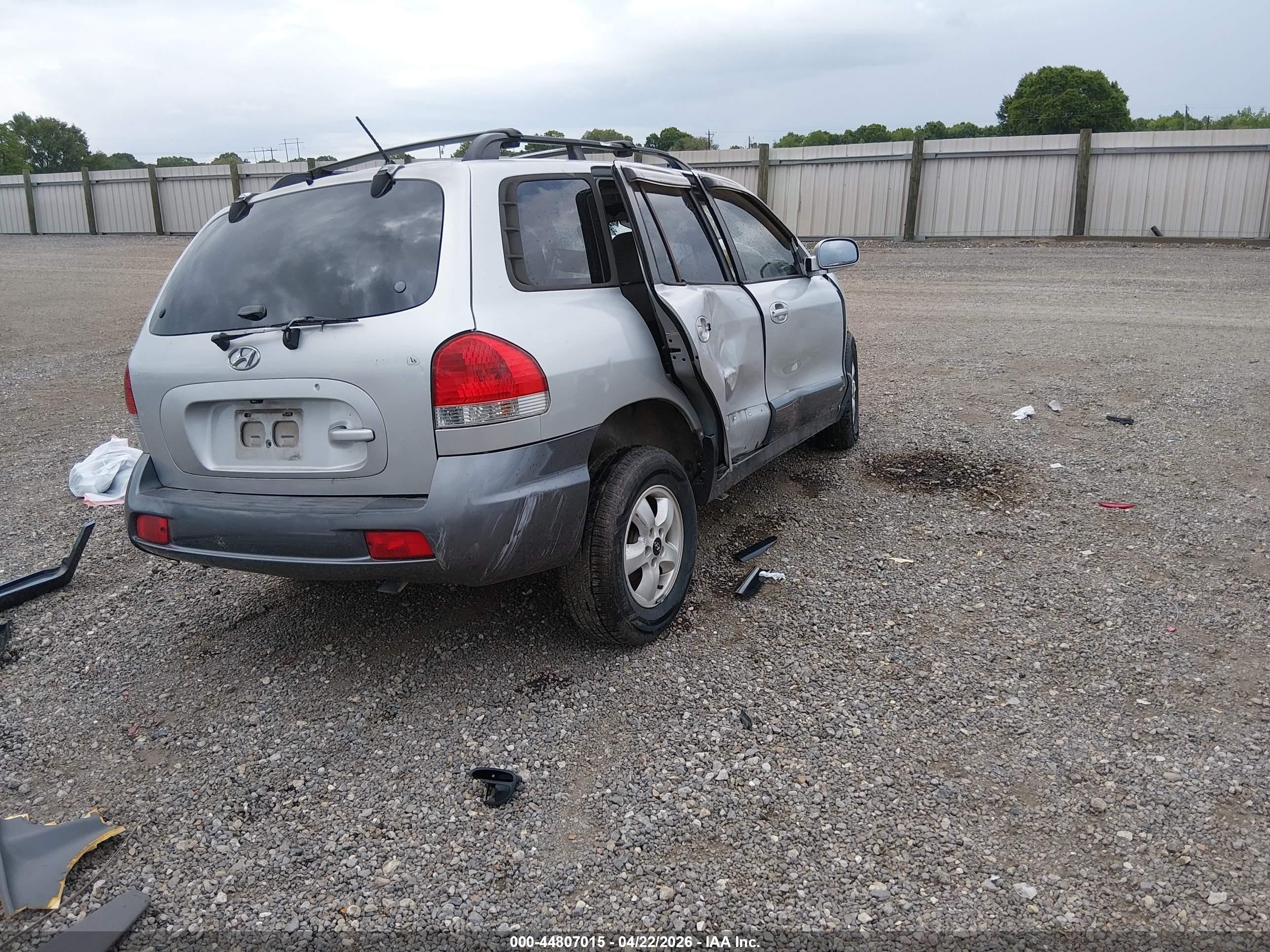 2006 Hyundai Santa Fe Gls Gray vin: KM8SC13D46U101317