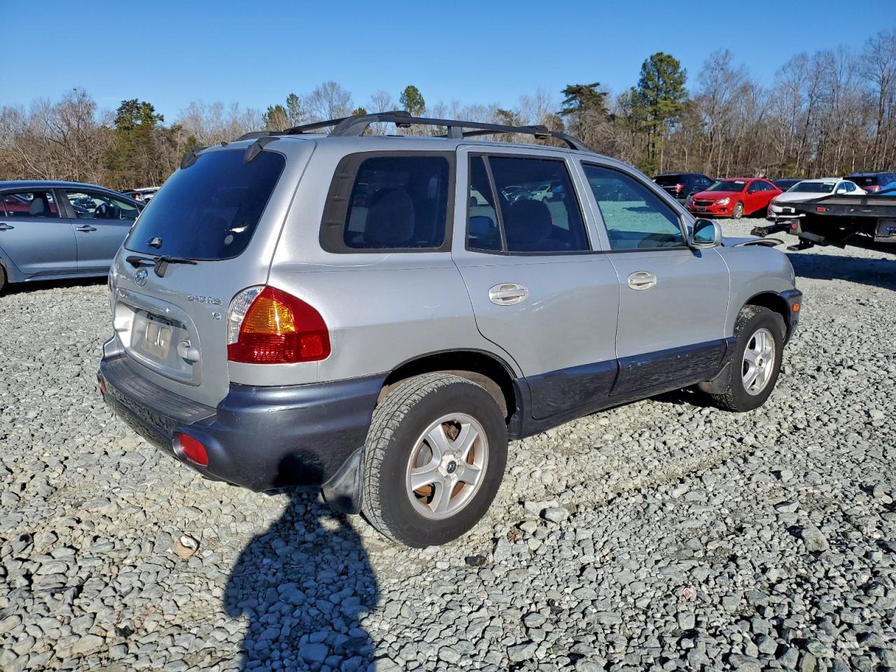 2002 Hyundai Santa Fe Gls Silver vin: KM8SC13D52U240852