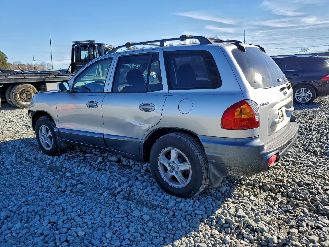 2002 Hyundai Santa Fe Gls Silver vin: KM8SC13D52U240852