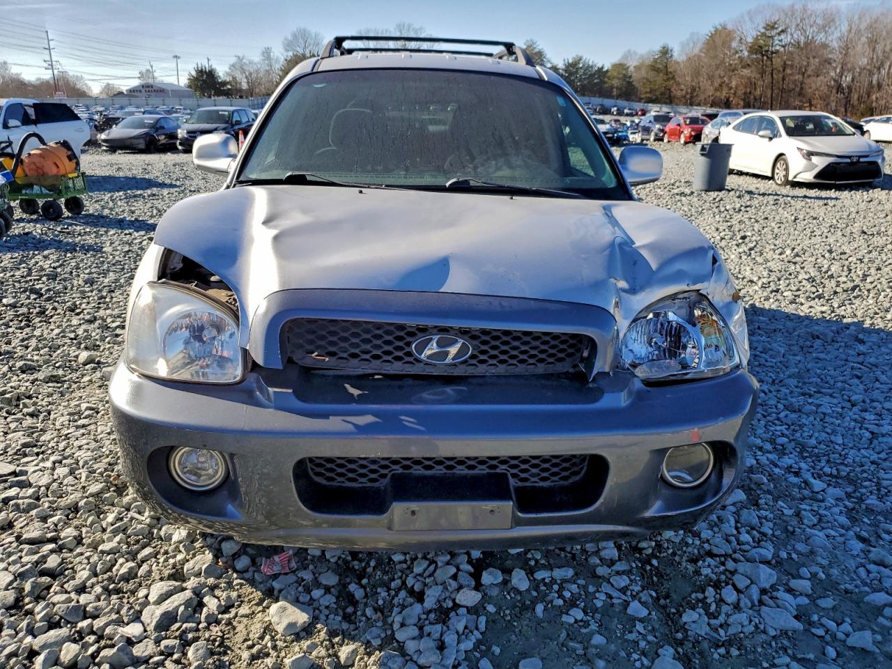2002 Hyundai Santa Fe Gls Silver vin: KM8SC13D52U240852
