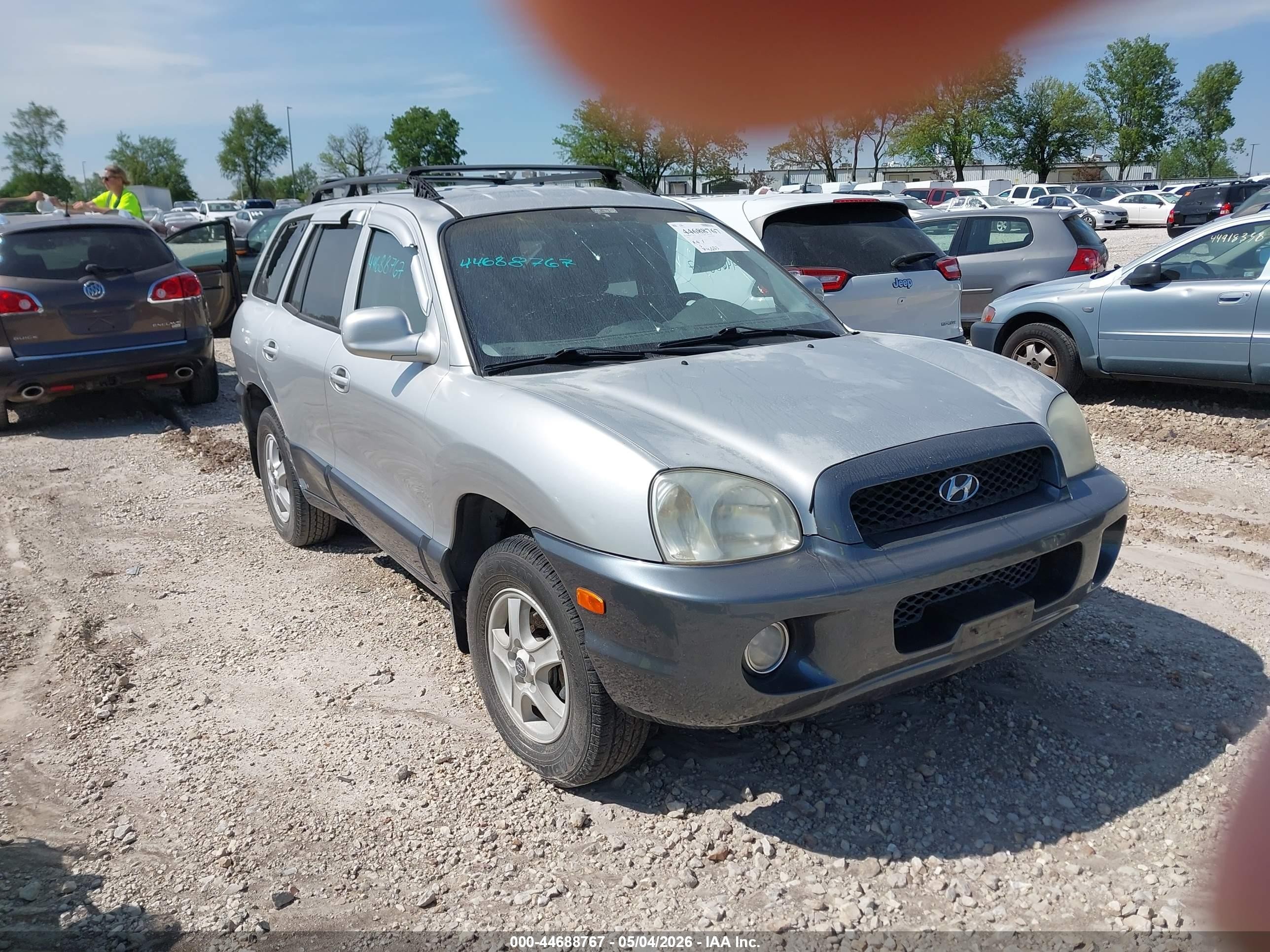 2002 Hyundai Santa Fe Gls/lx Серебряный vin: KM8SC13D52U242066