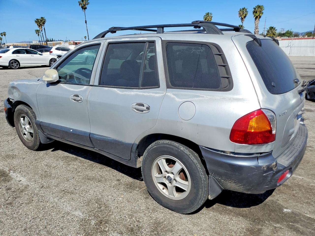 2002 Hyundai Santa Fe Gls Silver vin: KM8SC13D52U287315