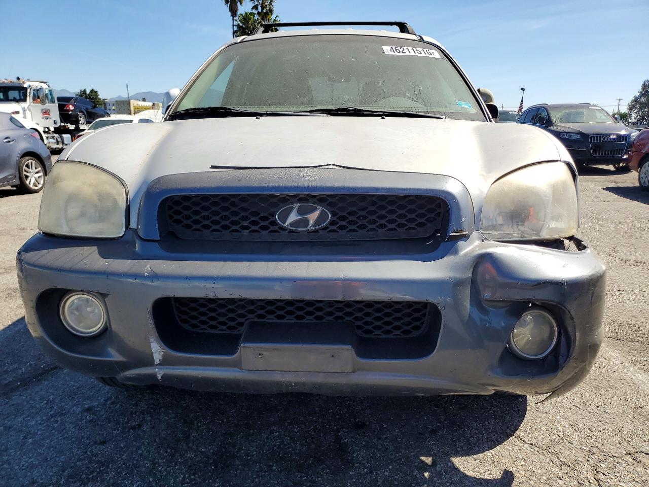2002 Hyundai Santa Fe Gls Silver vin: KM8SC13D52U287315