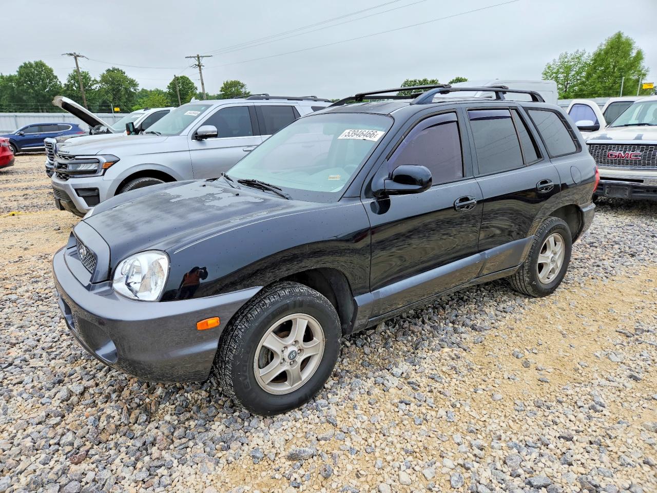 2003 Hyundai Santa Fe Gls Black vin: KM8SC13D53U538254