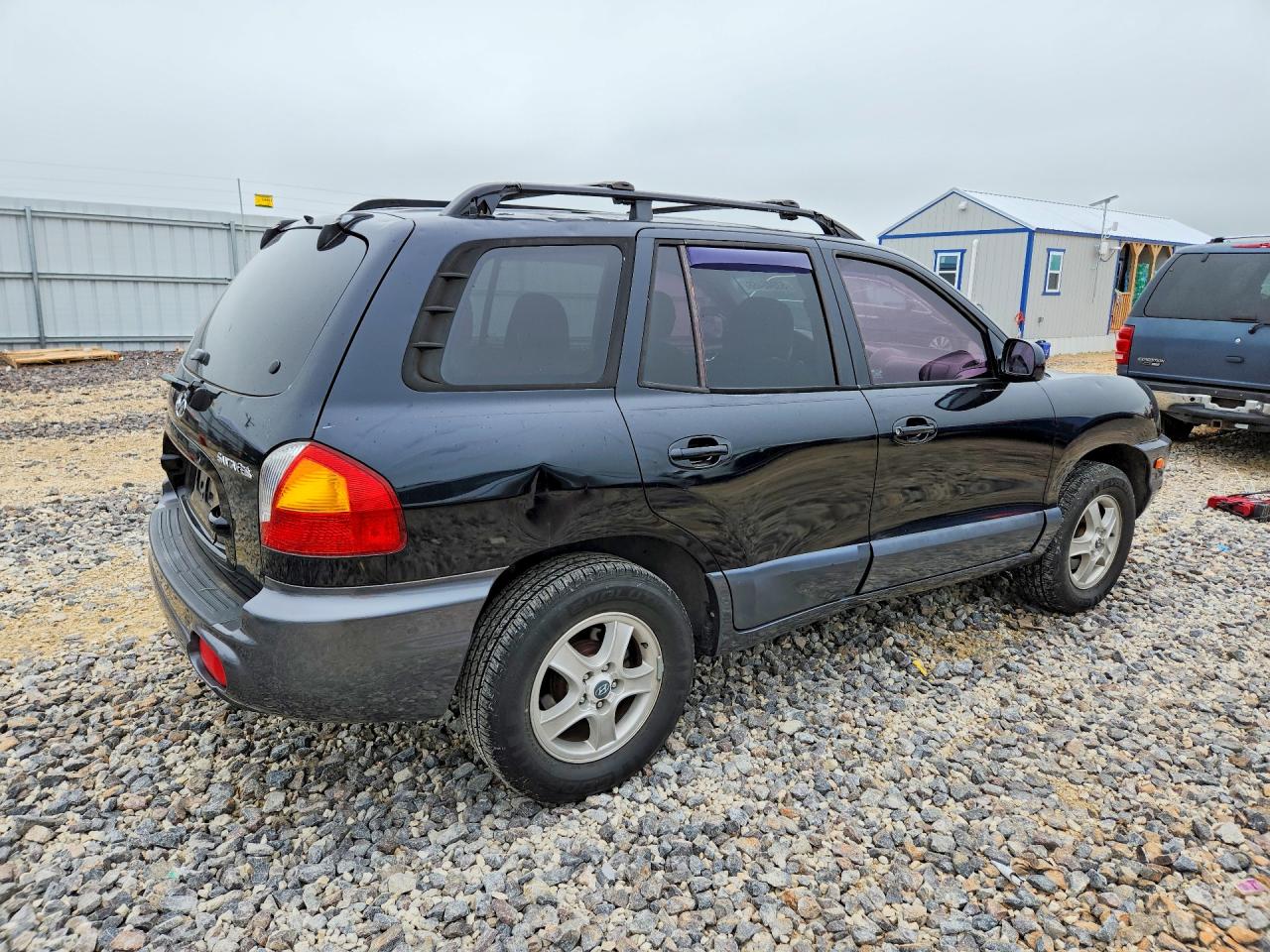 2003 Hyundai Santa Fe Gls Black vin: KM8SC13D53U538254